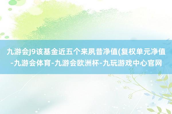 九游会J9该基金近五个来夙昔净值(复权单元净值-九游会体育-九游会欧洲杯-九玩游戏中心官网